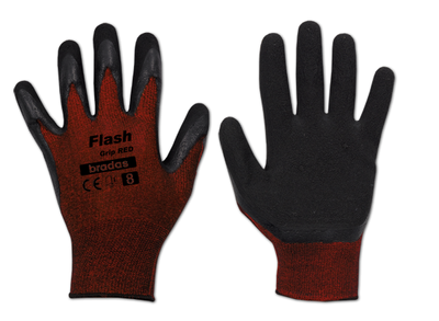 Рукавиці захисні FLASH GRIP RED латекс, розмір 10, RWFGRD10 RWFGRD10 фото