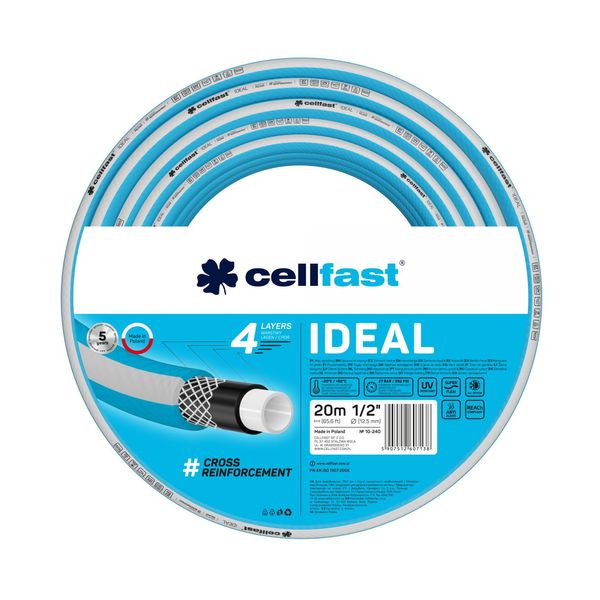 Садовий шланг СELLFAST  IDEAL 1/2" 20 м CELLFAST 10-240 10-240 фото