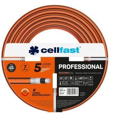 ШЛАНГ ДЛЯ ПОЛИВУ СELLFAST PROFESSIONAL 3/4 - 50м (15-062) 15-062 фото